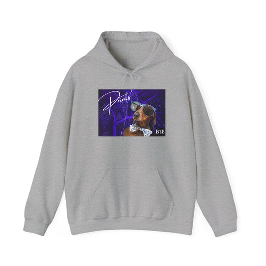 Prints Hooded Band Sweatshirt