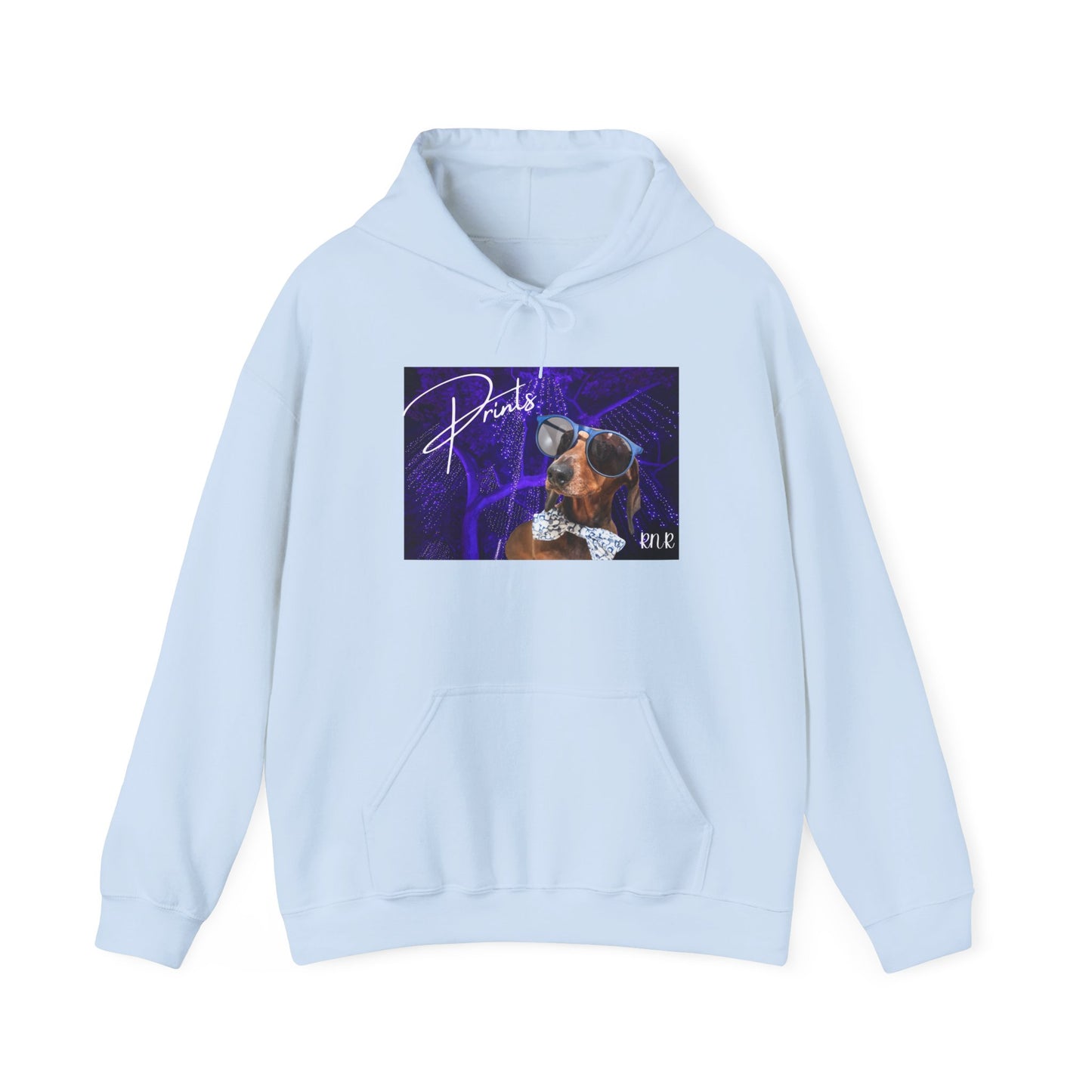 Prints Hooded Band Sweatshirt